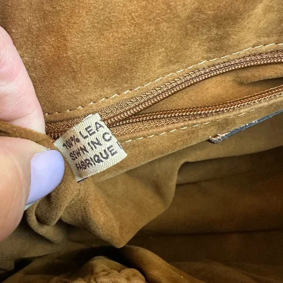 Patricia Nash Skye Satchel Burnished Tooled Leather Purse - Picture 8 of 8